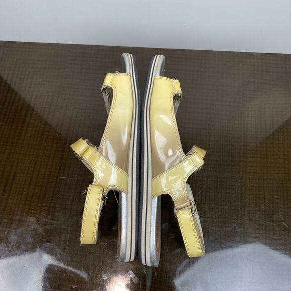 Rare Prada Fume Ombre Patent Leather Gladiator Sandals Women's 38 Y2K - Picture 7 of 12